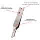 thumbnail image 2 of Para Sedal Pesca Cortador Minialicates Acero Inoxidable Herramienta (plata), 2 of 5