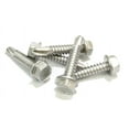 thumbnail image 4 of Bolt Dropper No. 8 x 1-1/2" Stainless Hex Washer Head Self Drilling TEK Screws, 410 Steel, No. 2 Point, Plain Finish (100 pc), 4 of 6