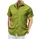 thumbnail image 1 of pstuiky camisetas para hombre, Camiseta deportiva informal de lino de color liso con cuello redondo y manga corta para hombre camisas casuales para hombre xxxl, 1 of 6