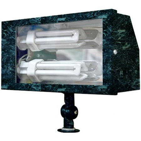 Dabmar Lighting DF5685-VG Solid Brass Area Flood Light- Verde Green