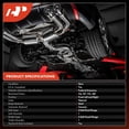 thumbnail image 3 of A-Premium Set of 2 Front Left and Right Catalytic Converter Kit Direct-Fit Compatible with Buick LaCrosse 2010 3.0L, LaCrosse 2012-2016 3.6L, EPA Compliant, 3 of 6