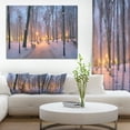 thumbnail image 1 of Jardin Mariinsky en Hiver - Impression sur Toile Photo Paysage, 1 of 3