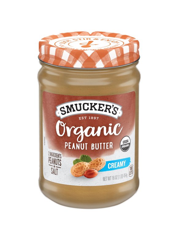 Organic peanut butter in Peanut butter