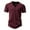 Wine, variant on JIUKE T-Shirts for Men Loose Fitted V Neck Tees Short Sleeve Solid Color Dressy Casual Summer Tops
