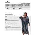 thumbnail image 6 of Edolynsa Printed Shirt Dress for Women Half Sleeve Beach Tunic Casual Summer Outfit Oversize Bikini Cover-up Collar Long Tops, 6 of 8