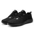 thumbnail image 6 of Sngxgn Mens Casual Running Shoes Lightweight Comfort Casual Sport Sneakers Work Gym Slip on Walking(Black,44), 6 of 8