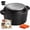 BLACK PRE-SEASONED, variant on 2 in 1 Pre Seasoned Dutch Oven with Skillet Lid for Induction, Electric, Grill, Stovetop, BBQ, Camping (5 Quart)