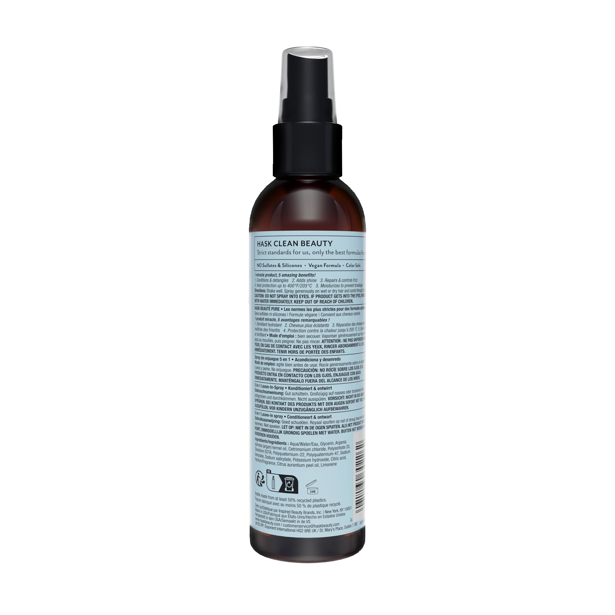Hask Argan Oil Repairing 5in1 Leavein Spray, 6 fl oz  (图2) Hask Argan Oil Repairing 5in1 Leavein Spray, 6 fl oz  (图2)