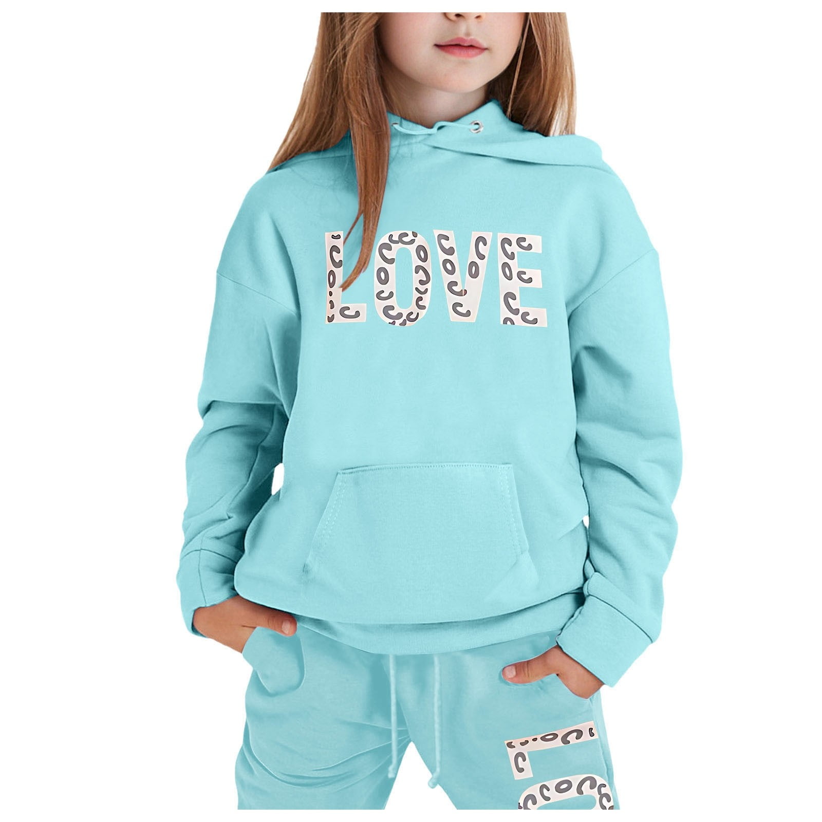 Ensemble de survêtement 2 pièces pour femmes - 2024 - Bleu clair - Yoga