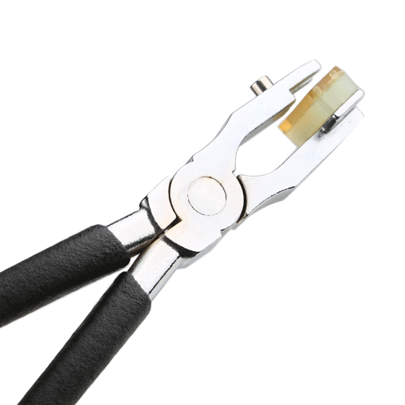 RUISINERY Professional Leather Hole Punching Pliers Leather Hole Punches Tool with 1/2/4 Prong Drilling Head for Leatherworking