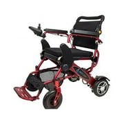 Geo Cruiser GC-316R01 DX Compact Lightweight Folding Power Wheelchair - Red