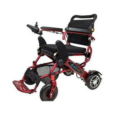 Geo Cruiser GC-316R01 DX Compact Lightweight Folding Power Wheelchair - Red