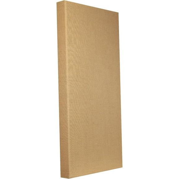 ATS Acoustics Sound Absorbing Noise Dampening Acoustic Panel Wall Treatment 24" x 48" x 4" Beveled Edge (Natural)