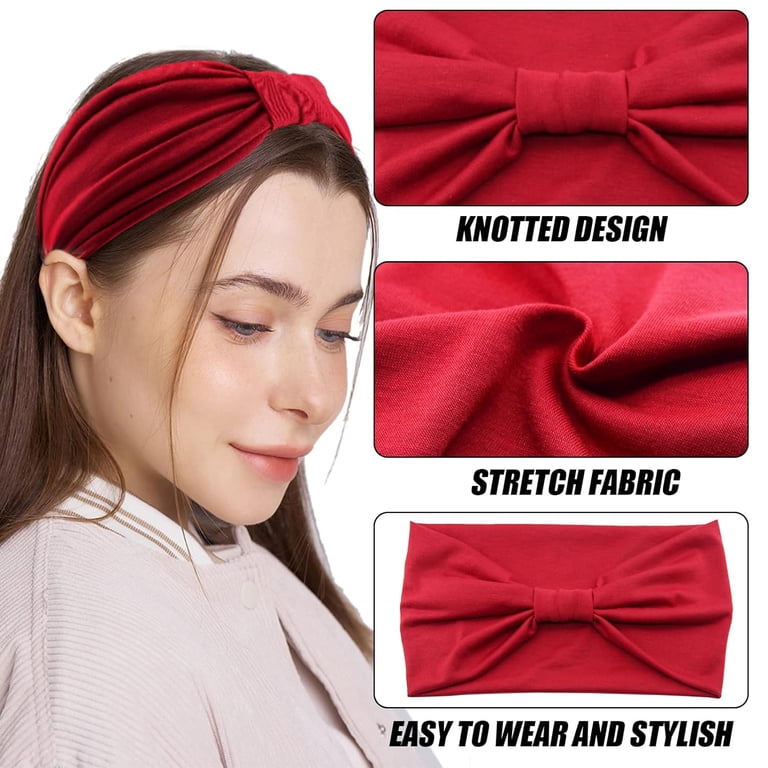 1PC Wide Headbands for Women Non Slip Turban Headband, Boho  display picture 3