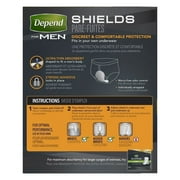 Depend Shields for Men, Light Absorbency Incontinence Protection, 58 Count P...