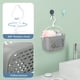thumbnail image 2 of Cesta de almacenamiento de plástico con gancho para colgar en la ducha, organizador colgante para cocina, 2 of 8