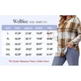 thumbnail image 6 of WellSize Plus Size Sweatshirts for Women Plaid Crewneck Long Sleeve Shirts Casual Fall Tunic Tops Lightweight Pullover Sweatshirts, 6 of 7