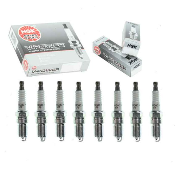 8 pc NGK V-Power Spark Plugs compatible with Ford F-150 Heritage 5.4L V8 2004