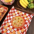 thumbnail image 5 of Red & White Checkered Wax Deli Sandwich Wrap Paper Sheets Basket Liner 12x12", 5 of 12