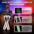 thumbnail image 4 of Máquina de Karaoke EYTSE 120W Bluetooth 2 Micrófonos Luces LED, 4 of 8
