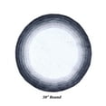 thumbnail image 6 of Better Trends Chic Round Bath Mat, 30" Diameter, 100% Cotton Non Slip Bathroom Rug, Water Absorbent, Machine Washable, (Gray) Torrent Collection, 6 of 6