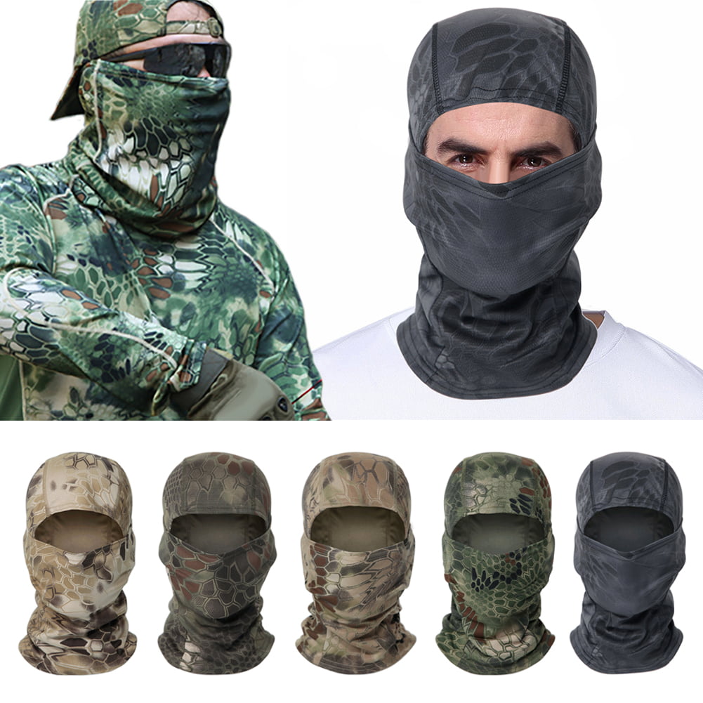 Tactical cap Camouflage Balaclava full Mask Army Cycling Sport Helmet Military 