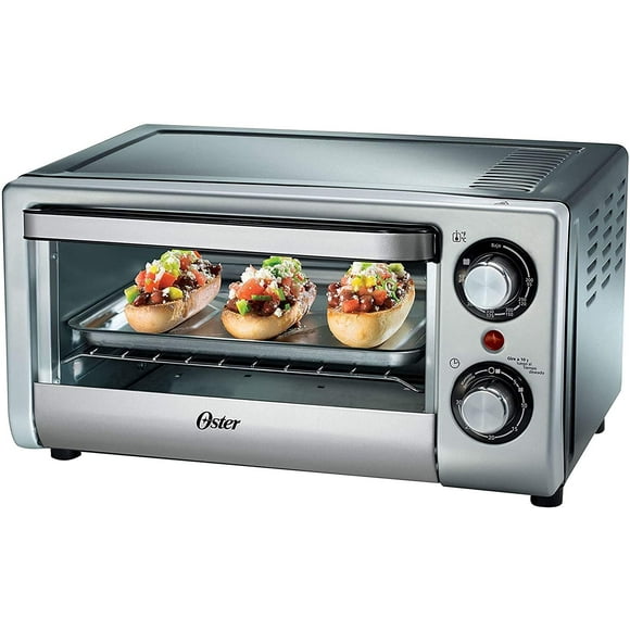 HORNO TOSTADOR 4 REBANADAS PLATA OSTER Oster TSSTTV10LTB//1MX
