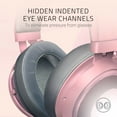 thumbnail image 2 of Razer Kraken Gaming Headset 2019: Lightweight Aluminum Frame - Retractable Noise Cancelling Mic - for PC, Xbox, PS4, Nintendo Switch - Quartz Pink, 2 of 7