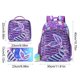 thumbnail image 4 of Mochila De Sirena De Pavo Real 3 Piezas Para Niñas Lentejuelas Prechool Elementary Estuche Para Lápices Y Bolsa De Almuerzo, 4 of 4