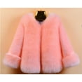thumbnail image 4 of Kids Girls Winter Fur Coat 2019 Elegant Warm Teenage Girl Faux Fur Jackets Outerwear Thick Baby Girl Parkas Children Clothing, 4 of 6