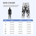 thumbnail image 4 of Fotbe Abstract Ink Octopus Pantalones de Pijama para Hombre, Pantalones de Dormir, Pantalones de Casa con Cintura Ajustable y Bolsillos-Large, 4 of 6