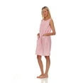 thumbnail image 2 of Lati Fashion Women Zipper Front Duster Sleeveless Female Nightgowns & Sleepshirts Pink Size Large, 2 of 4