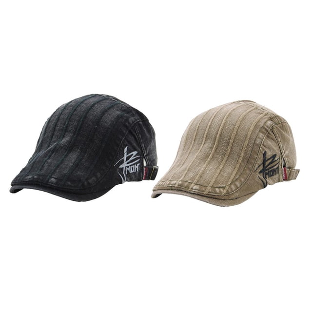 2 piezas Sombrero de vendedor de periódicos BLESIY Gorro con visera Circunferencia 57-60 cm
