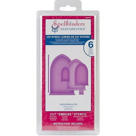 Spellbinders Nestabilities Dies-Arched Windows 1