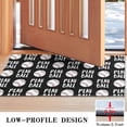 thumbnail image 3 of Black Play Ball Baseball Pattern Door Rugs,Washable Non Slip Door Mats Indoor,Decorative Door Mats,Entry Mat Indoor for Entrance,Bedroom,Kitchen,Bathroom,17"x30", 3 of 6