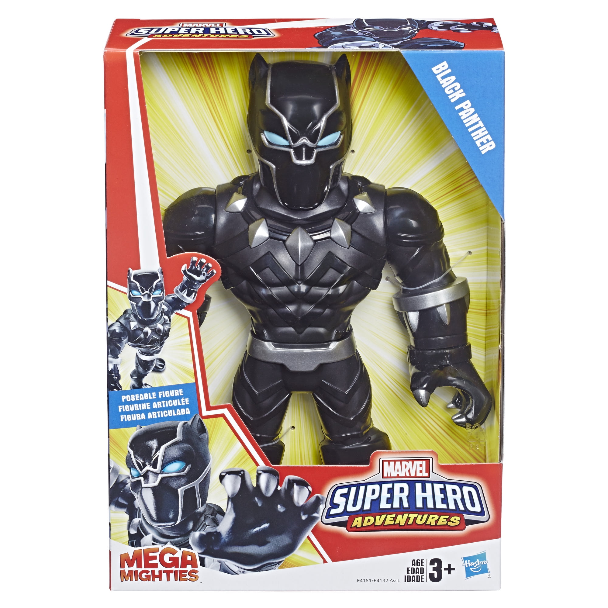 playskool heroes marvel super hero adventures power paw black panther