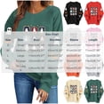 thumbnail image 4 of Jsaierl Halloween Sweatshirts for Women Cute Ghost Print Pullovers Trendy Classic Round Neck Long Sleeve Sweater Tops Halloween Costumes, Sizes S-2XL, 4 of 9