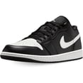 thumbnail image 1 of Nike Chaussures de Course Basses Air Jordan 1 Noires pour Hommes, 1 of 3