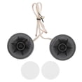 thumbnail image 2 of 2PCS 350w Mini Dome Tweeter,Round Speaker, And Clear Treble,Low Frequency Attenuation,High Performance,Sticker Connection,Black Universal Car Audio System,Suitable For Car, 2 of 8