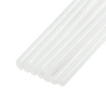 Unique Bargains 0.27" x 4" White Mini Hot Glue Sticks for Glue 12 Pack