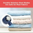 thumbnail image 4 of BLACK+DECKER FS1200 USB-C Rechargeable Fabric & Garment Shaver, 6-Blade Lint Remover, 4 of 10