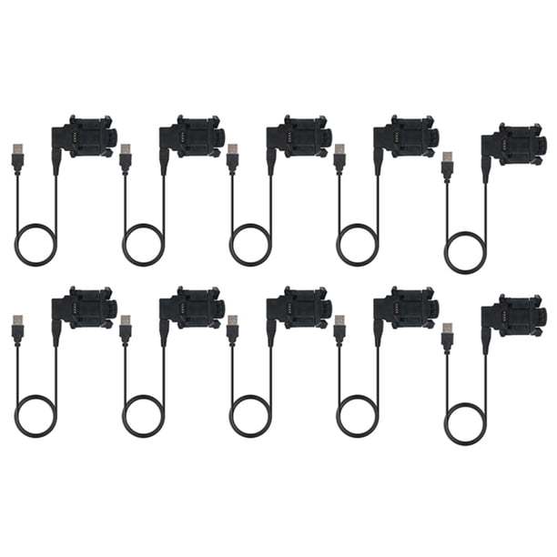 10X USB de Carga Rápida Cable Muelle del Cargador Sync de Datos para Garmin Fenix 3 HR Quatix 3 Reloj Inteligente
