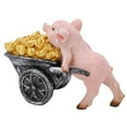 thumbnail image 1 of Estatua De Cerdo De La Suerte, Fácil De Limpiar, Resistente Al Desgaste, Adorno De Estatua De Cerdo De Resina De Apariencia Vívida Para Sala De Estar, Oficina, Recepción De, 1 of 7
