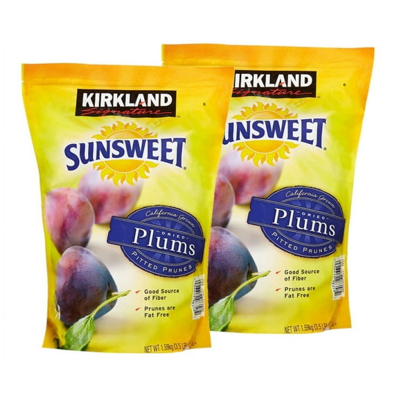 Dried Plums Pitted Prunes, 3.5 lbs 2 Pack