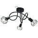thumbnail image 2 of Araa, capacidad de disipación de calor Soporte para lámpara colgante Elegante luz de techo 3 cabezas Hierro hueco para comedor para dormitorio para oficina para bombilla E14 ANGGREK IH3119, 2 of 8