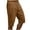 Khaki, variant on XMMSWDLA Men's Long Linen Shorts Below Knee Pocketed 3/4 Summer Drawstring Pant Black Men Cargo Shorts