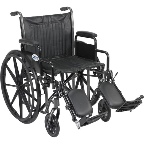 Drive Medical Lightweight Expedition Transport Wheelchair with Hand