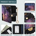 thumbnail image 5 of Small Wallet For Women Bifold Leather Pocket Coin Credit Card Holder With RFID Blocking Feline Silhouette, 5 of 6