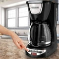 BLACK+DECKER DCM100B 12Cup Programmable Coffeemaker with Glass Carafe