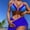 Blue womens swimsuits, variant on SEMPAI 2024 New Women Swimsuits Wrap Swimwear Fashionable Swimsuit Tankini Set Bikini Swim Suits,Plus Size Bathing Suit Bathing Suit for Women